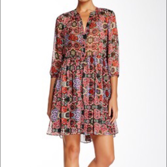 Rebecca Minkoff Dresses & Skirts - Rebecca Minkoff Linda Silk Dress w/floral print